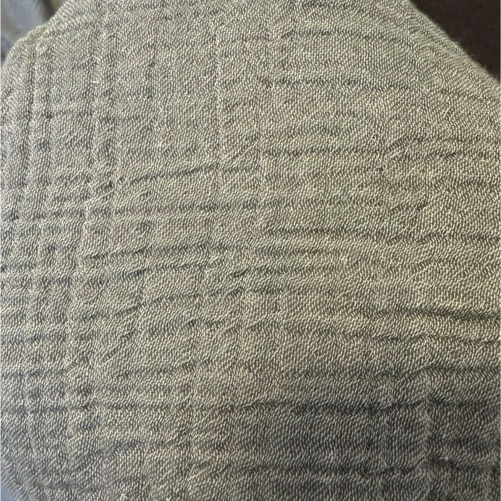 Parachute cream and grey quilted comforter